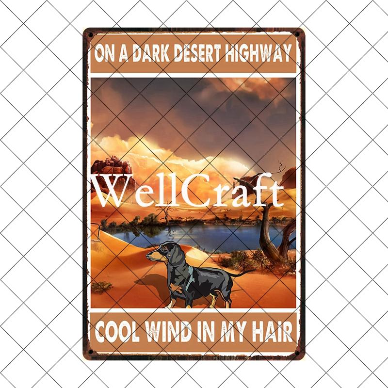 [ Wellcraft ] Pet I Am You Friend Dachshund Dog Bath Shop Wine  Art Metal Tin  Sign Wall  Poster Iron Painting Pub D-02 20*30 CM