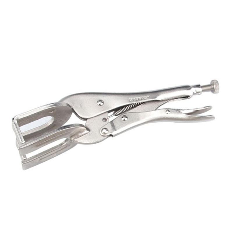 Locking Pliers Adjustable Wear Resistant Flat Head Vise Locking Grip Pliers Multifunction Welding Clamps Hand Tools