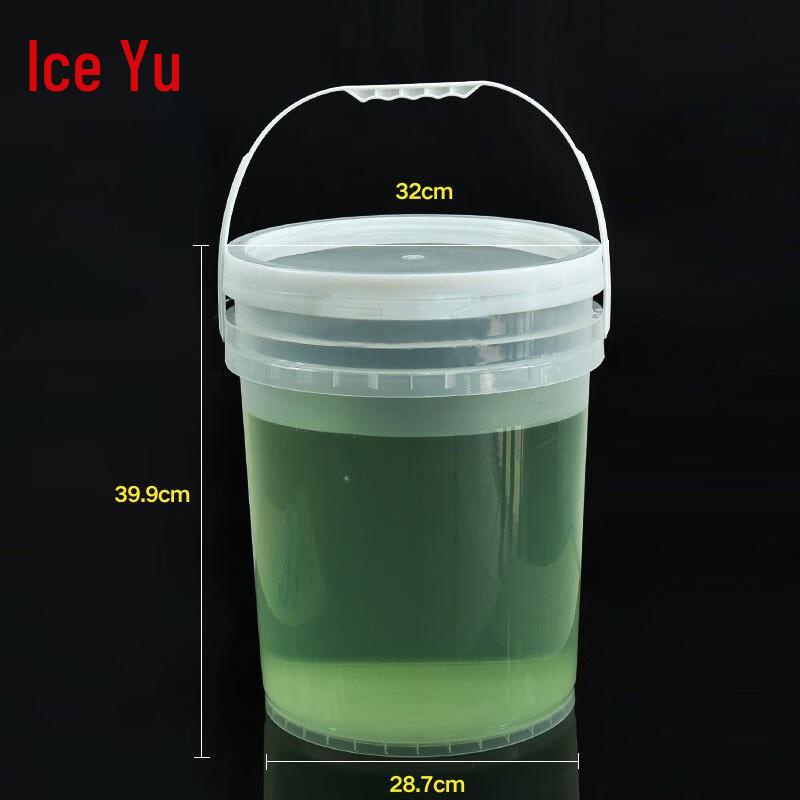Bingyu BY-5052 20L Transparent Plastic Bucket