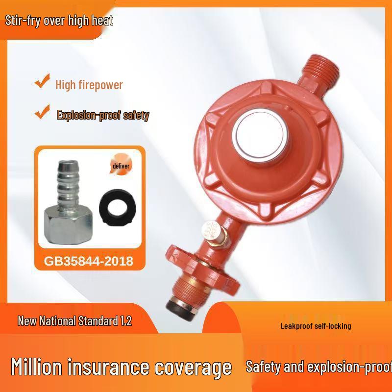 Univerzální nízkotlaký regulátor plynu se samosvorným ventilem pro domácí a komerční použití