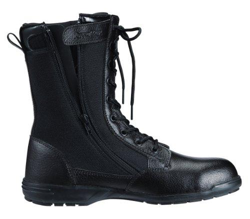 Fukuyama Rubber Arrow Max #89 High-Cut Safety Shoes with Zipper, Black, Size 27.0cm