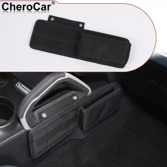 1x Black Gear Shift Side Storage Bag Organizer Box Fits for Ford  Bronco +