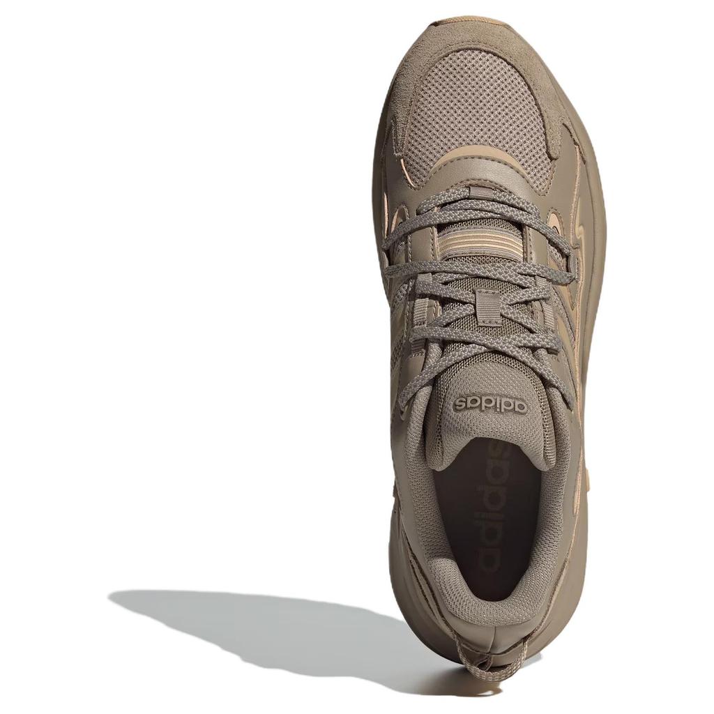 Adidas Ozwave Anti-Slip Wear-Resistant Low-Top Chunky Sneakers Unisex Umber Sneakers JQ5980