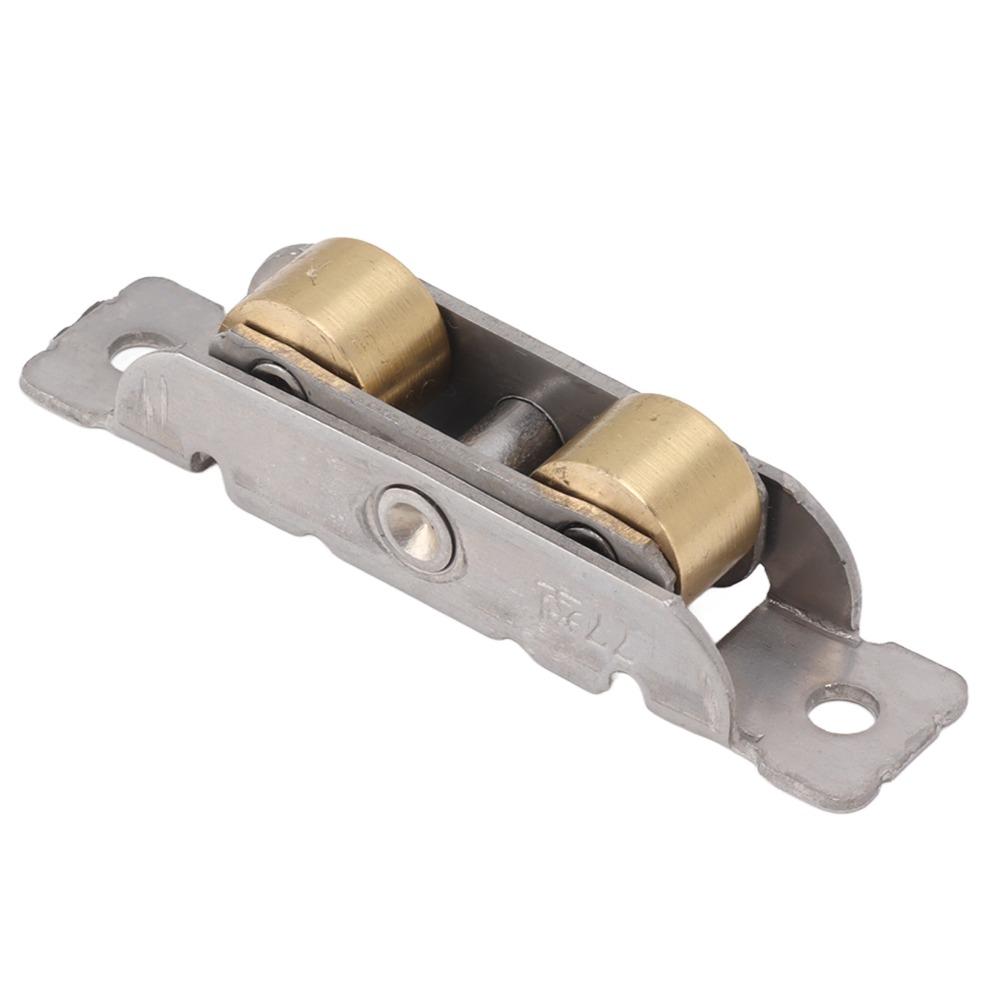 4PCS Heavy Duty Window Rollers Copper Ball Wheels Gliding Door Roller Assembly  Patio Doors