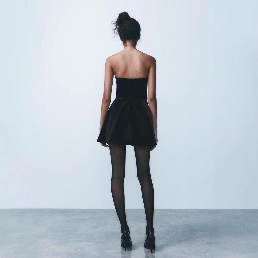 2024 Autumn/Winter High-End Velvet Jumpsuit Dress for Women
