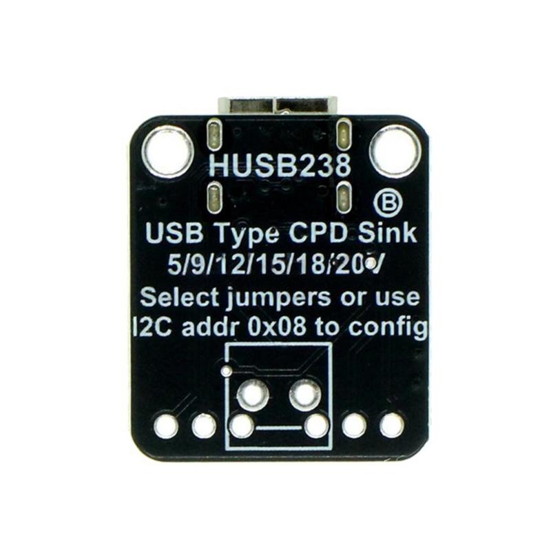 HUSB238 Deception Module 5V/9V/12V/15V/18V/20V Adjustable IIC Control Decoying Module Microcontroller Replacement