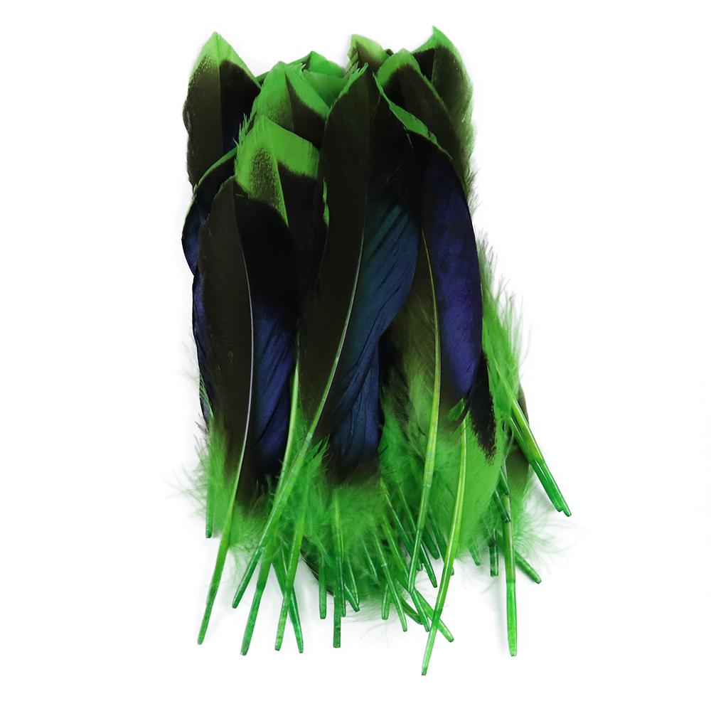 

50/100PCS Wild Duck Feathers for Craft Natural Pheasant Plume Making DIY Handicraft Accessories Wedding Party Jewelry Gift Decor 100 PCS