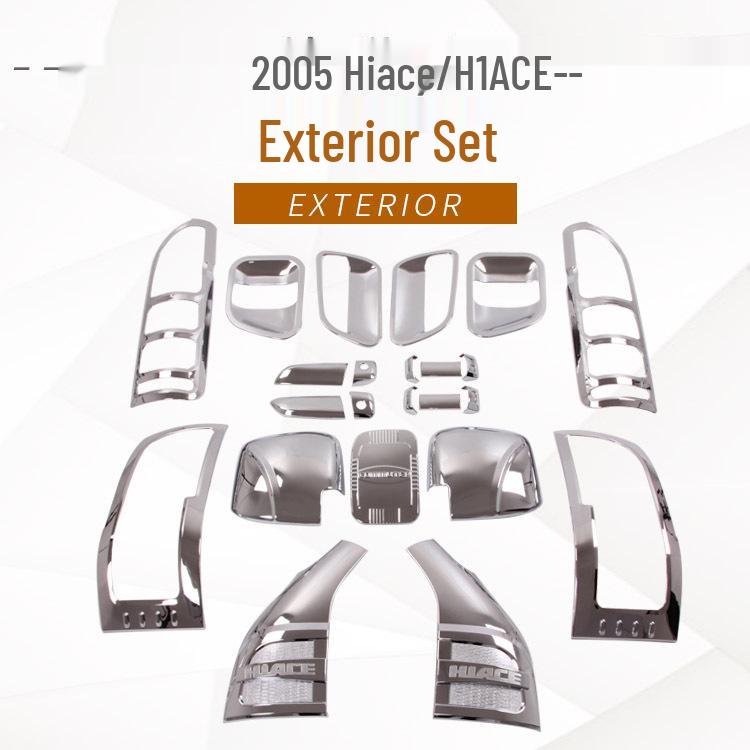 Hiace Door Handle Headlight Taillight Fog Light Fuel Tank Mirror Decorative Cover Stickers