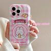 Zhitai Rabbit iPhone 15 Pro Case Compatible with iPhone 14/Huawei P40 - New Cartoon Design with Air Cushion Shell