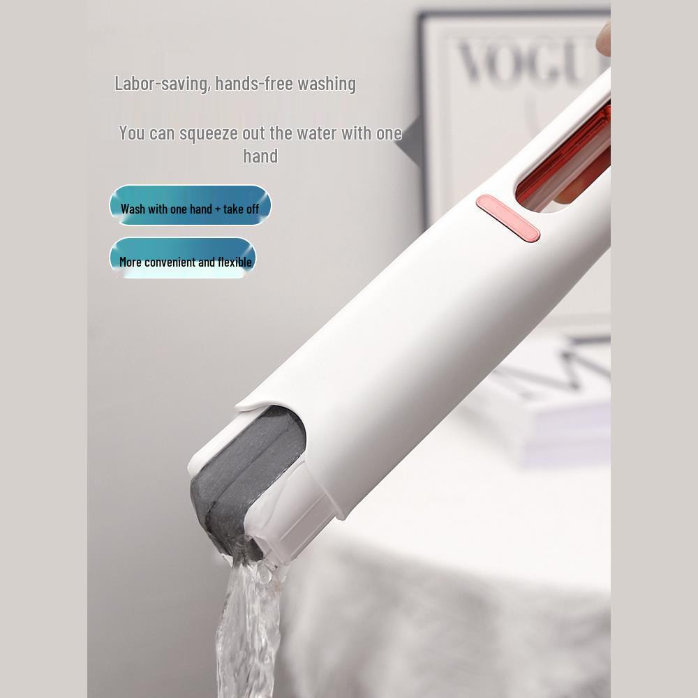 Compact Absorbent Sponge Mop: Handheld, Hands-Free, Multi-Purpose Cleaner for Desktops, Bathrooms, Tables, and More.