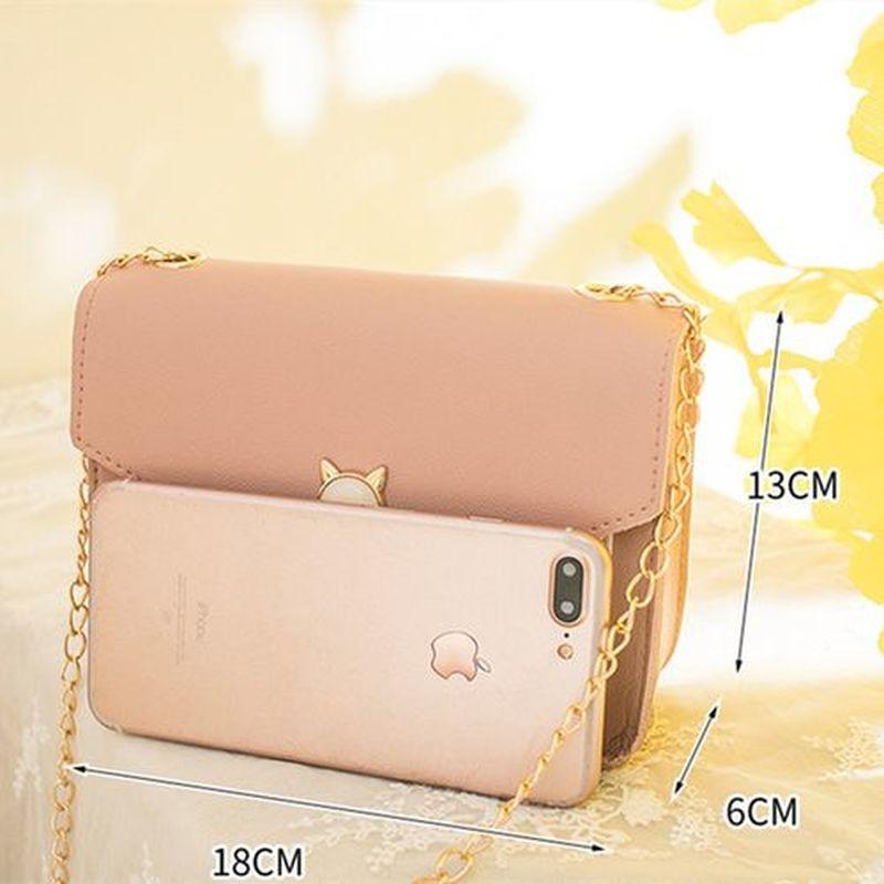 Новая корейская версия контрастной цветной кисточки маленькая квадратная сумка на плечо — фото 8