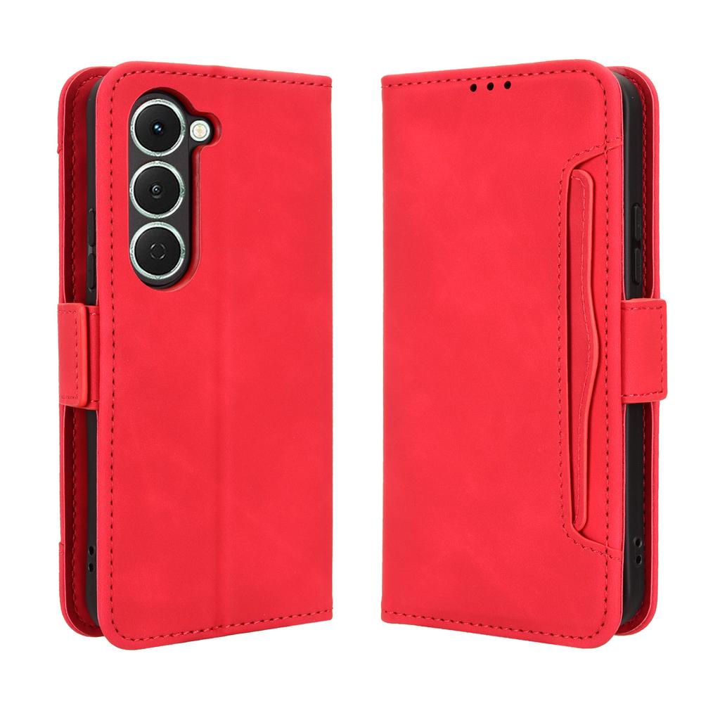 For TECNO Spark 40 Pro 4G Leather Case Phone Wallet Cover with Multiple Card Slots