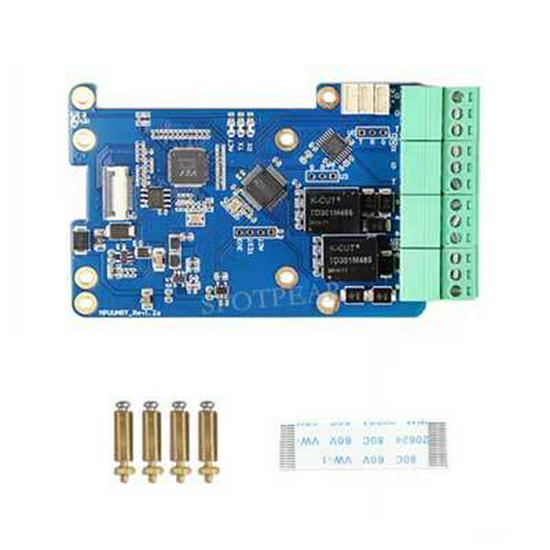 

Плата розширення Raspberry Pi 5 з послідовним портом USB PCIe на RS485/RS232
