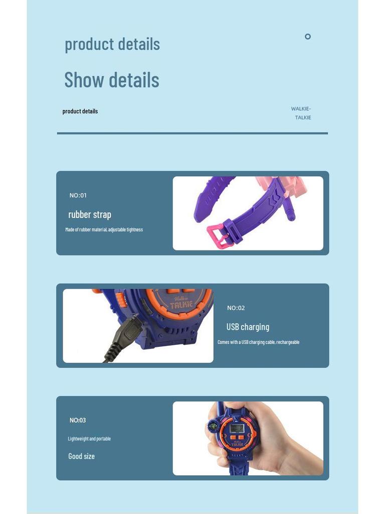 Ceas Walkie-Talkie Smart pentru Copii: Jucărie cu apel wireless pentru interacțiunea părinte-copil