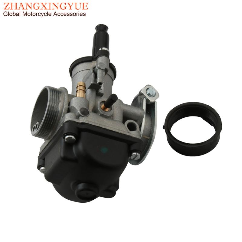 Scooter 19.5mm Manual Carburetor For PHBG 19 BS UNIVERSAL 2T Moped Engine Parts