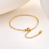 Jewelry Accessories Fashion Stainless Steel Handmade Chain Bracelet Gold Ladies