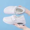 Winter Nurse Shoes Women's Summer Leather Thick-soled Soft-soled Breathable Work Medical Professional Little White Shoes Air Cushion Black Shoes