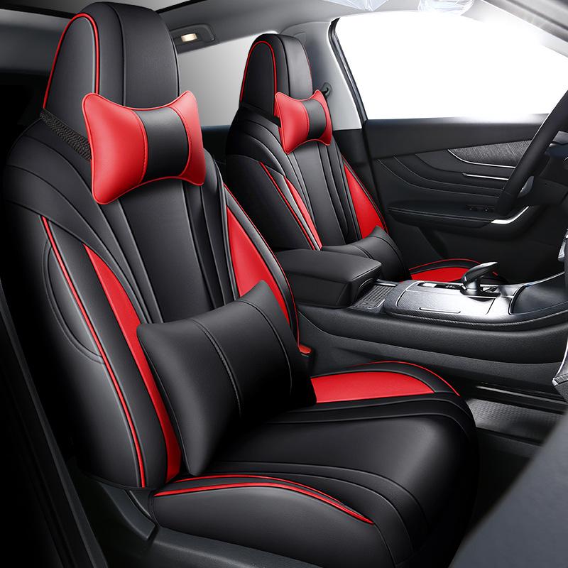 

Кожаный чехол на сиденье автомобиля Venucia Big V с полной защитой - Подходит для любого сезона Half Rear Coverage