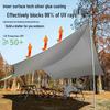 Jiang Hong Butterfly Canopy Tent: Rainproof Sunshade for 10-15 People - Ideal for Camping and Beach Picnics