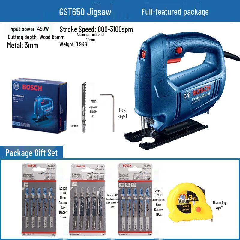 Bosch Electric Jigsaw CN plug (adapter included)