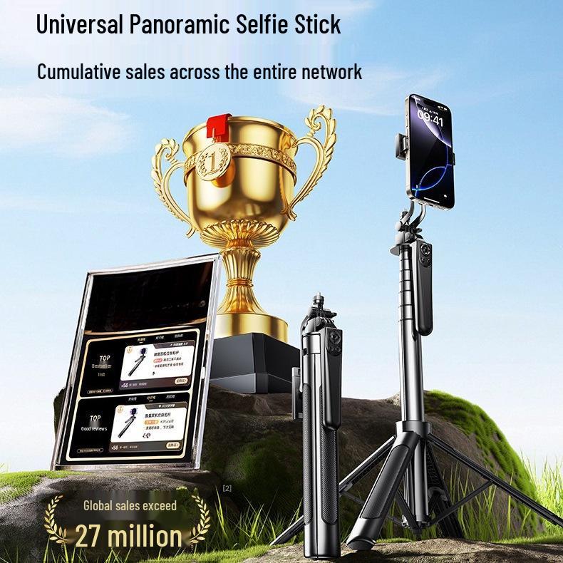 2026 Dual-Machine Selfie Stick & Tripod for Concerts and Travel