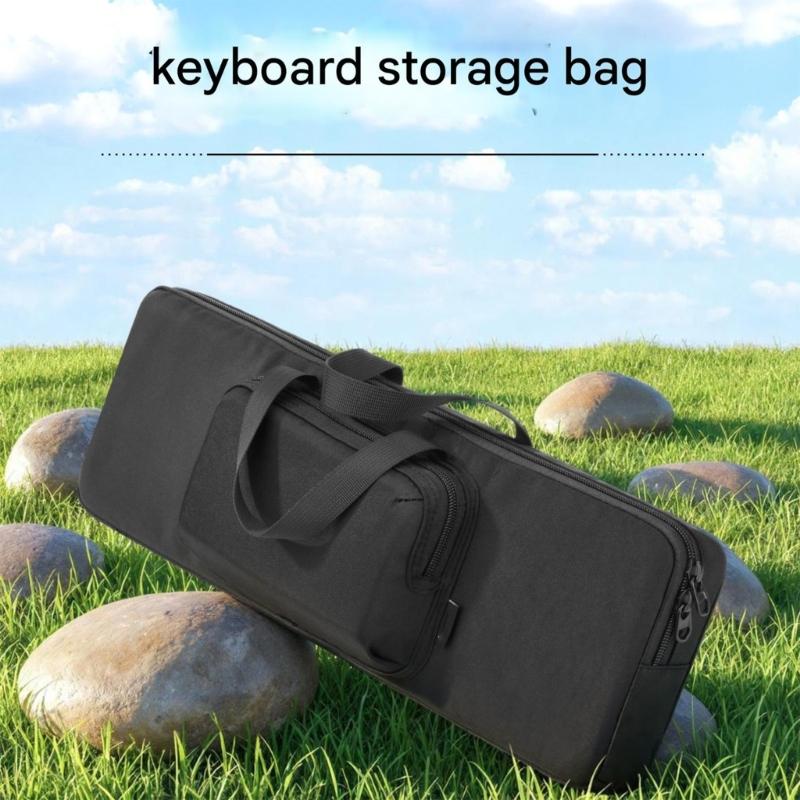 Heavy Duty Travel Organizers Case Shockproof Portable Storage Bag Replacement for Wireless Mechanical Keyboards Accessories