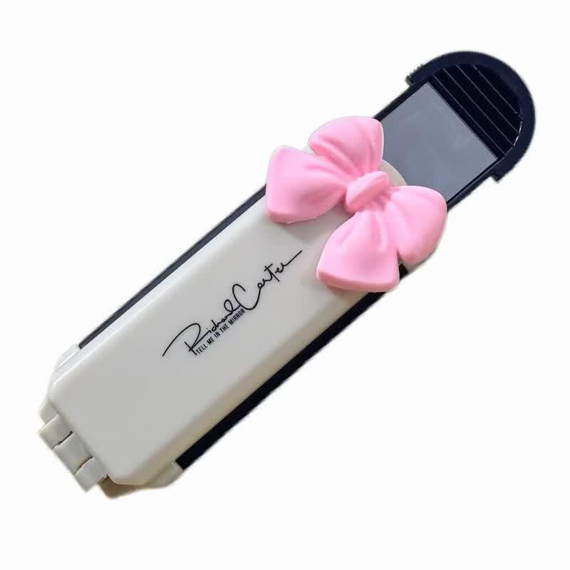 DingLe Portable Folding Air Cushion Comb with Makeup Mirror