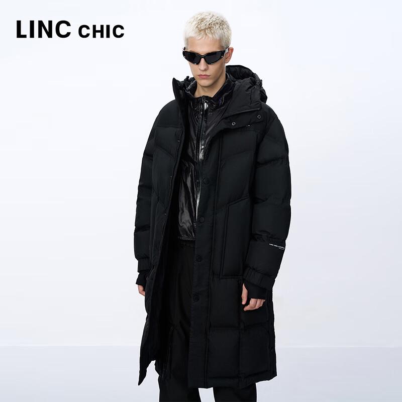 Jin Yujie Unisex Hooded Long Puffer Down Jacket