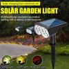 ZK40 Solar LED Light Adjustable Solar Spotlight Ground IP65 Waterproof Landscape Wall Lamp Outdoor Lighting Lawn Lights
