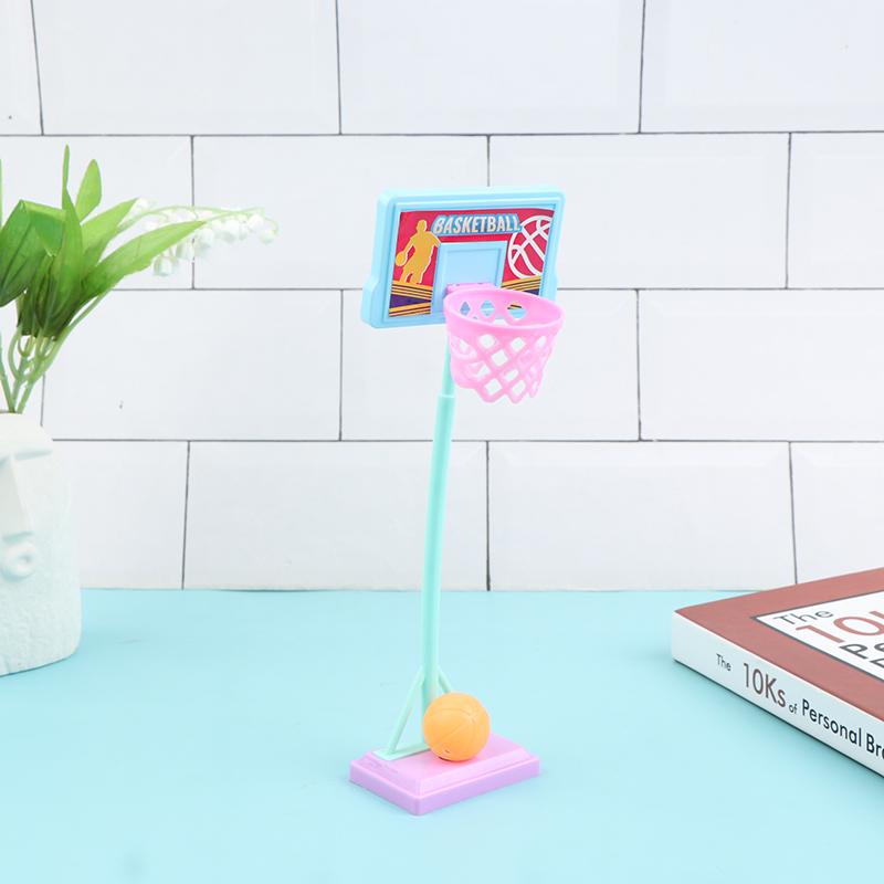 Buy Mini Dollhouse Basketball Stand For Girl Doll Miniature Sports