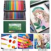Roleness Colored 72 for Kids and Professional Colored Pencil Set with Soft Core and Sharpener Pencils, Colors, Oil-Based, Adults,
