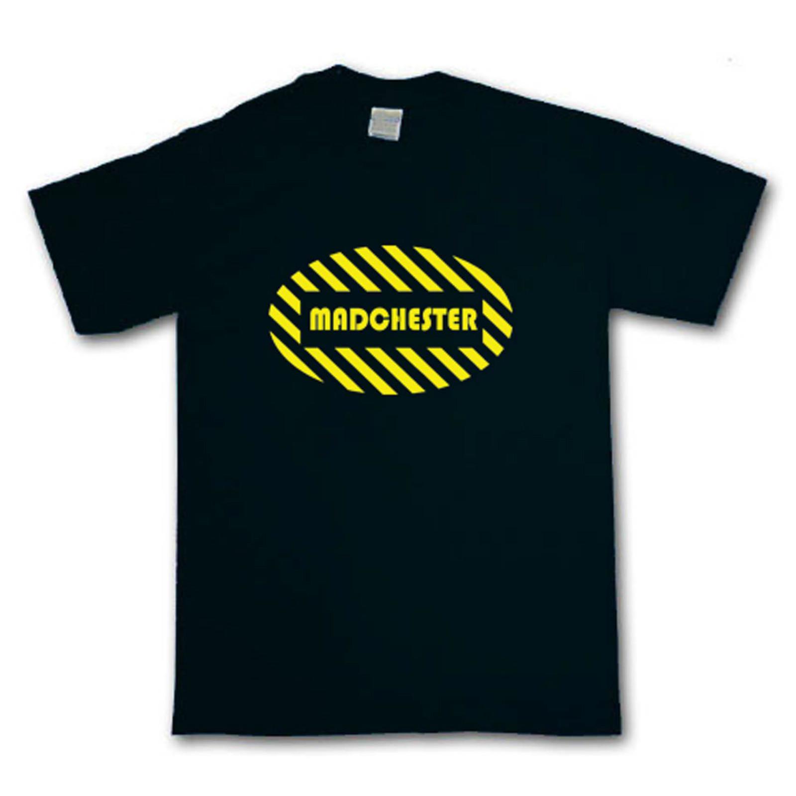 Madchester T-Shirt - Stone Roses Happy Mondays Factory Records - Sizes S - XXXL 4XL