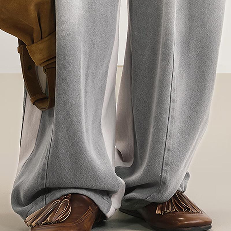 CROQUIS Men's 9P4E14200 Loose Curved Blade Denim Jeans