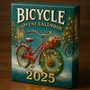 Fahrrad-Adventskalender 2025 Mit 24 Stück Fahrrad-Anhängern Festliche Feiertage