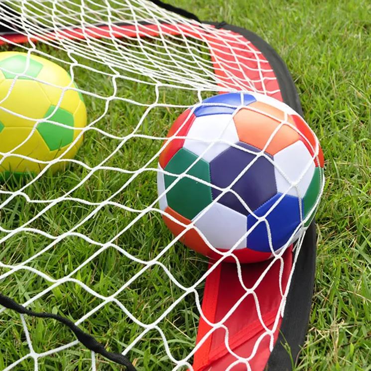 Children's soccer goal, portable, self-folding target mat, 2 in 1