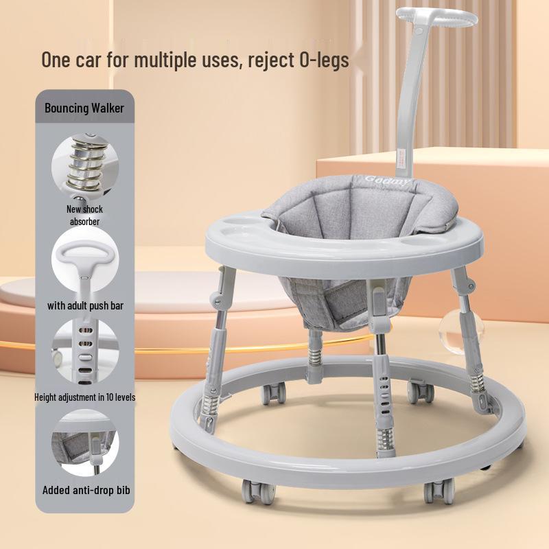 2023 Multi-Function Baby Walker Stroller: Anti-O-Leg Walking Aid for Children