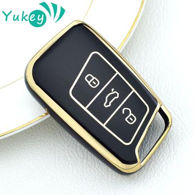 TPU Auto Afstandsbediening Sleutelhoes Houder Shell Fob Voor Volkswagen VW Magotan Passat B8 Voor Skoda Superb A7 Accessoires