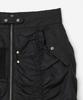Milo Woman Utility Shirred Zipper Skirt [Black]