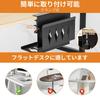 GAGUIUP Skrivebordsside Lednings- og Kabelorganisator Småting PC-bord Nettbrett Ingen Boring Space Black Stativ, Oppbevaring, Oppbevaring, Stativ, Område, Oppbevaring, Kreves,