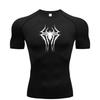 Tight Suit Short-sleeved High Elasticity Quick-drying T-shirt Running Workout Jogging Training Sports Top Trendy Sweat-Resistant Fitness Suit