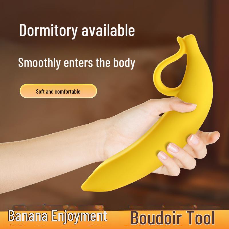 Women's Banana-Shaped Manual Masturbation Toy - 250 Pieces/Box