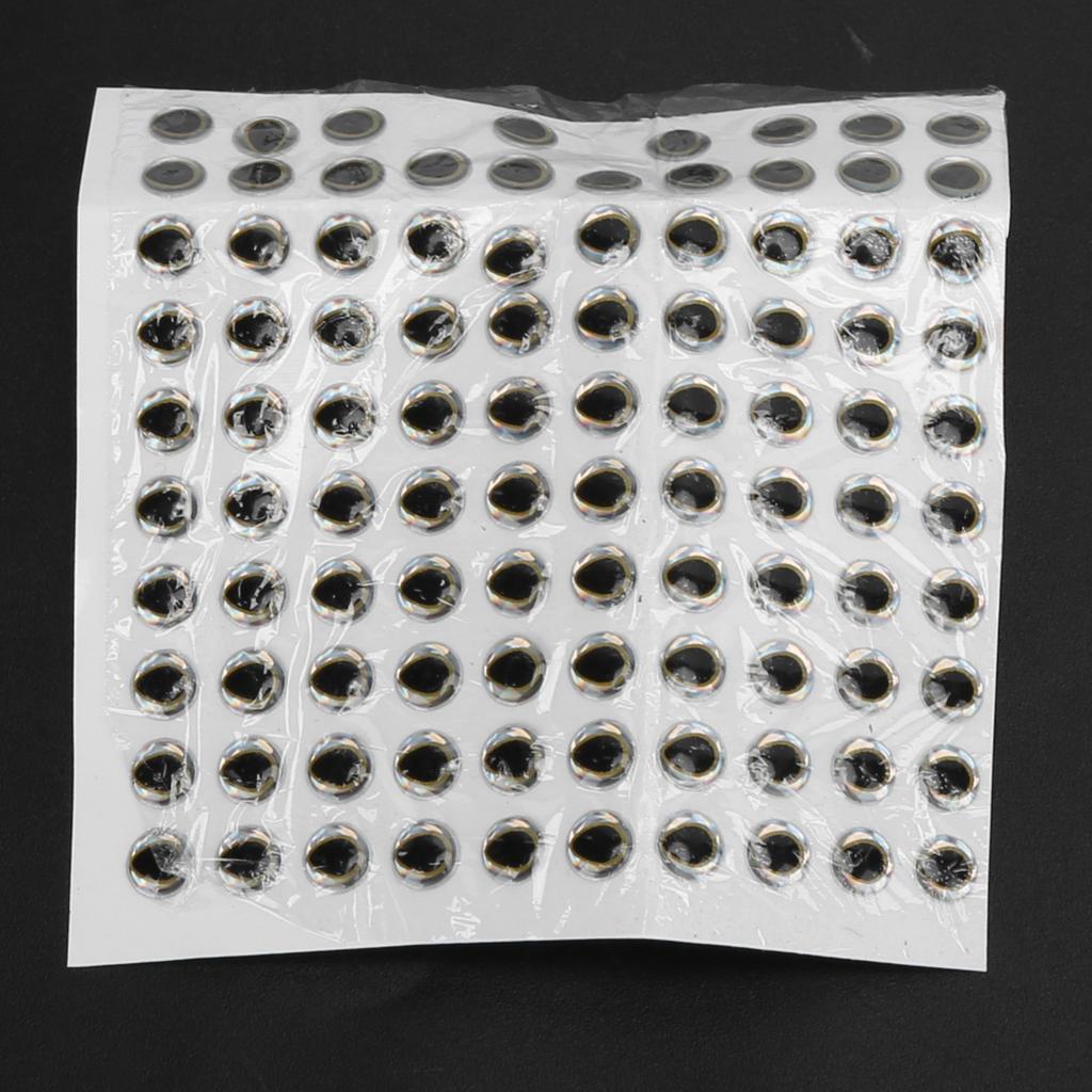 Fishing Lure Eye Epoxy Drop Plastic 3D Rlistic Fishing Eyes for Making Fishing Bait