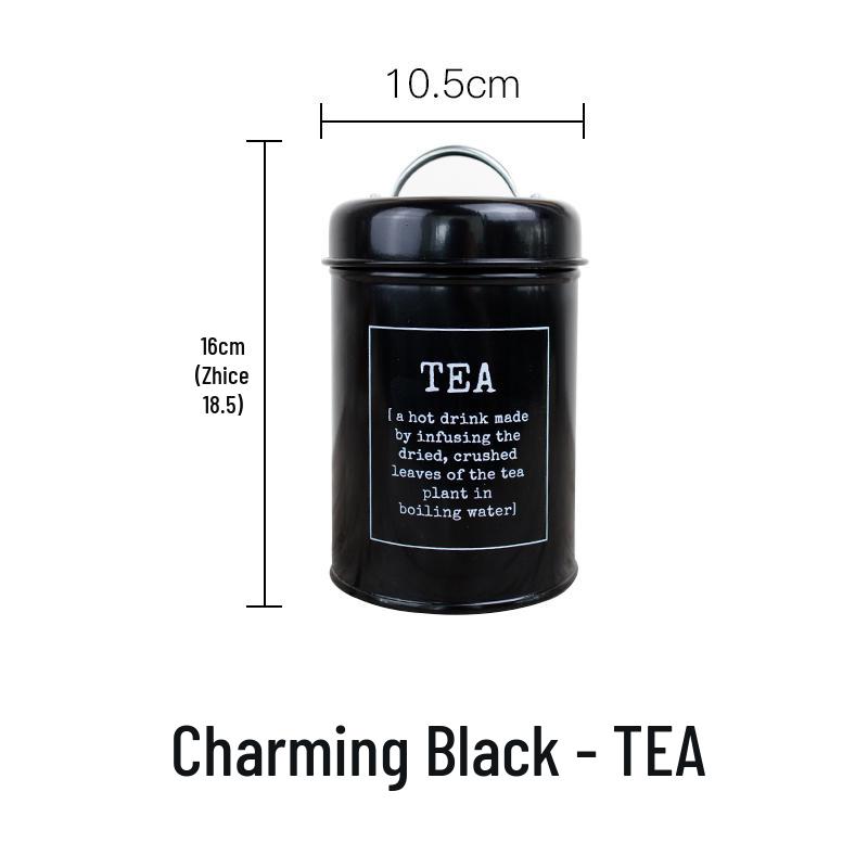 European-Style Sealed Can for Milk Powder, Coffee, Tea, Candy, or Mask Powder - Moisture-Proof with Sealing Ring