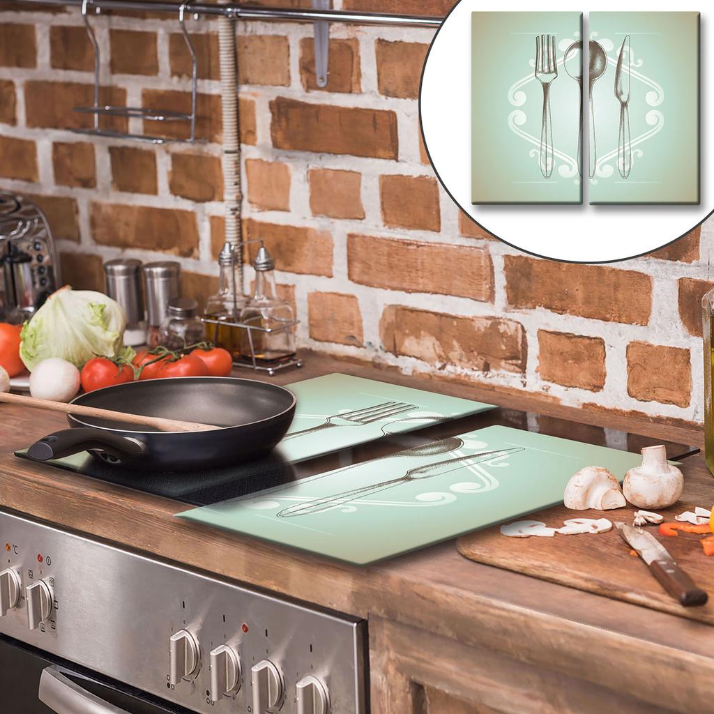 Tagliere in Vetro 2X 30X52 Cucina