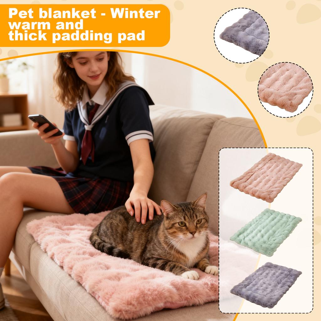 Pet Blanket, Thickened For Winter Warmth, Suitable For All Seasons, Cats Bed Blanket, Dog Blanket