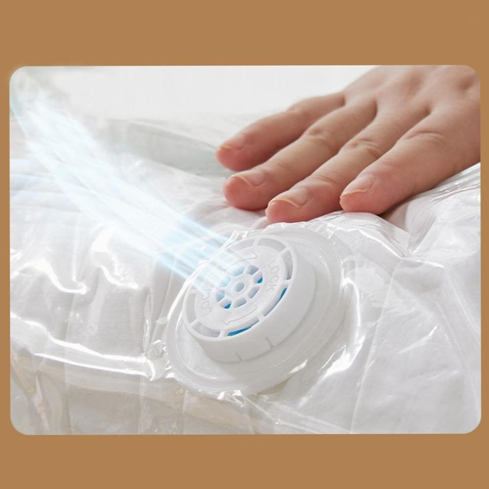 1pc Vacuum Storage Bag Clothes And Quilt Packing Bag Home Sealed Down Jacket Storage