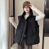 New Cotton Vest Autumn and Winter Versatile Fashion Foreign Korean Version Loose Girls Vest Vest Jacket