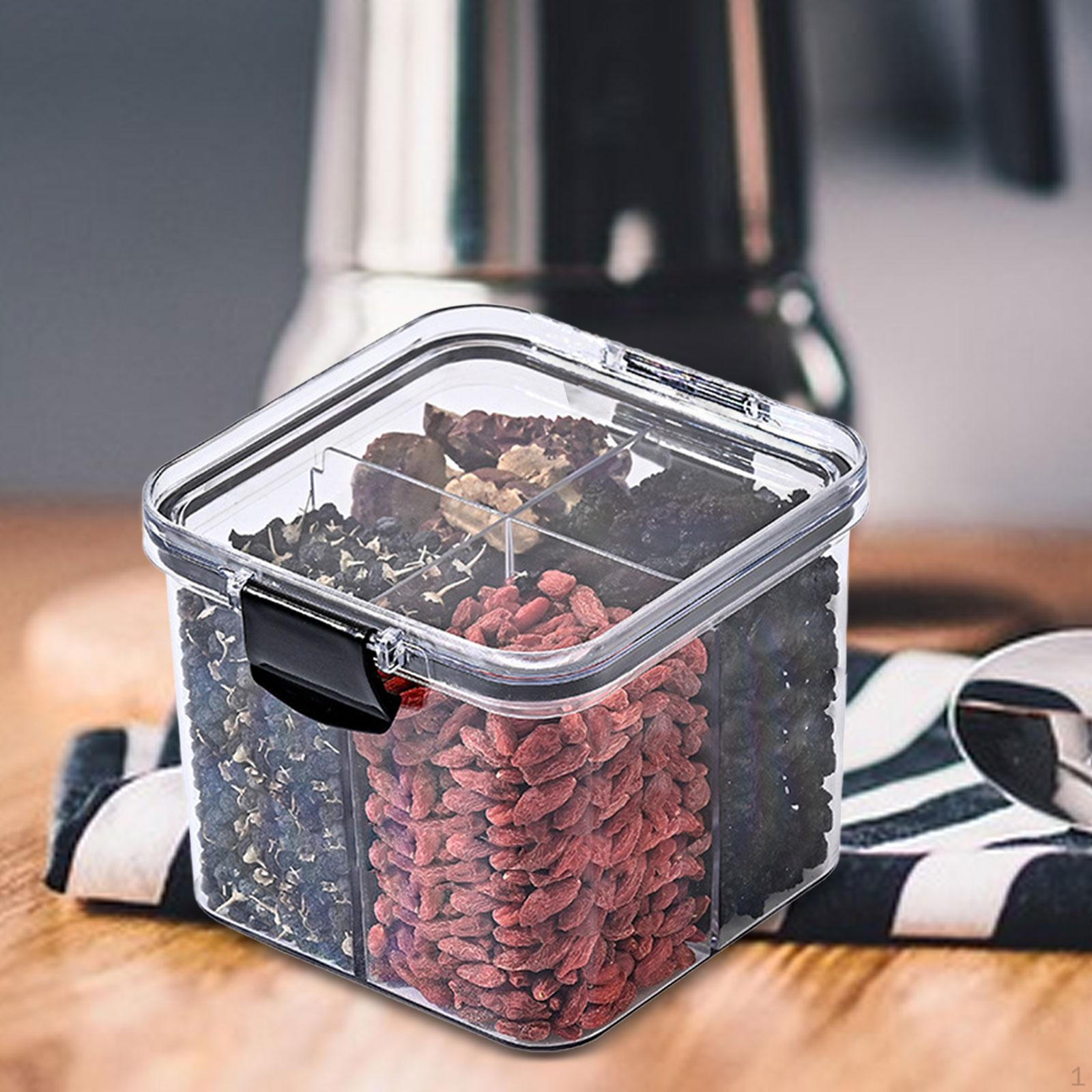 Разделенные герметичные контейнеры для хранения продуктов контейнеры для приготовления еды контейнеры для сахара 700ml 837₽