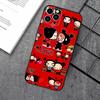 Cute Cartoon Pucca Garu Phone Case For Apple iPhone 15,14,13,12,11,XS,XR,X,8,7,Pro,Max,Plus,mini Silicone Black Cover