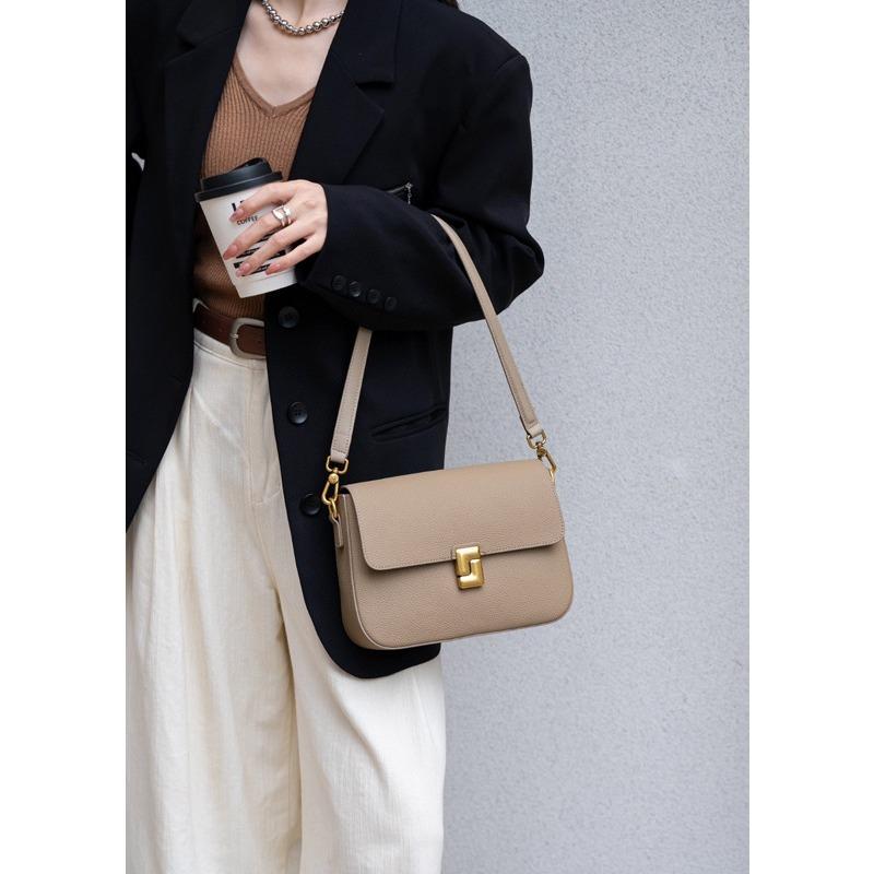 Spring and Summer High-grade Texture Foreign Skin Women's Bag Single Shoulder Crossbody Small Square Bag
